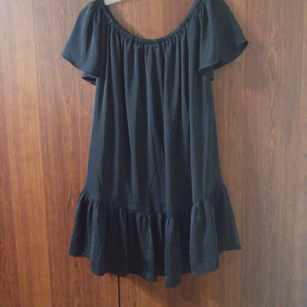 BANANA REPUBLIC OFF THE SHOULDER MINI DRESS XSP - Picture 4 of 5